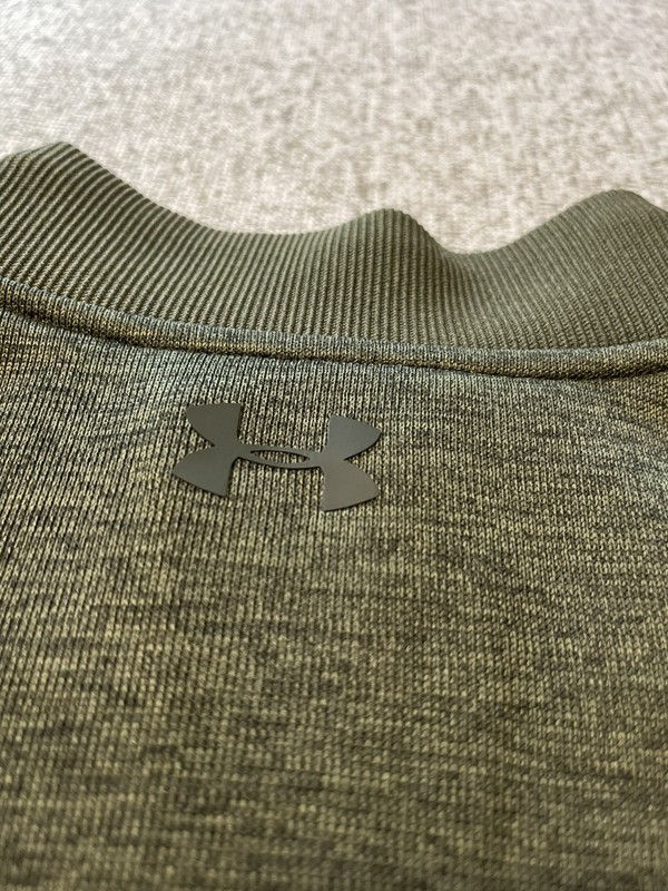 Under Armour Storm 1/4 Zip Sweater Fleece Green Men Medium Cold Gear Golf gallery
