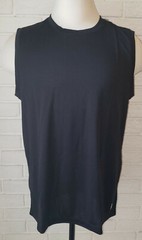 Men’s Old Navy Active Black Sleeveless Go Dry Ltwt. Muscle Shirt Athletic Top Lg