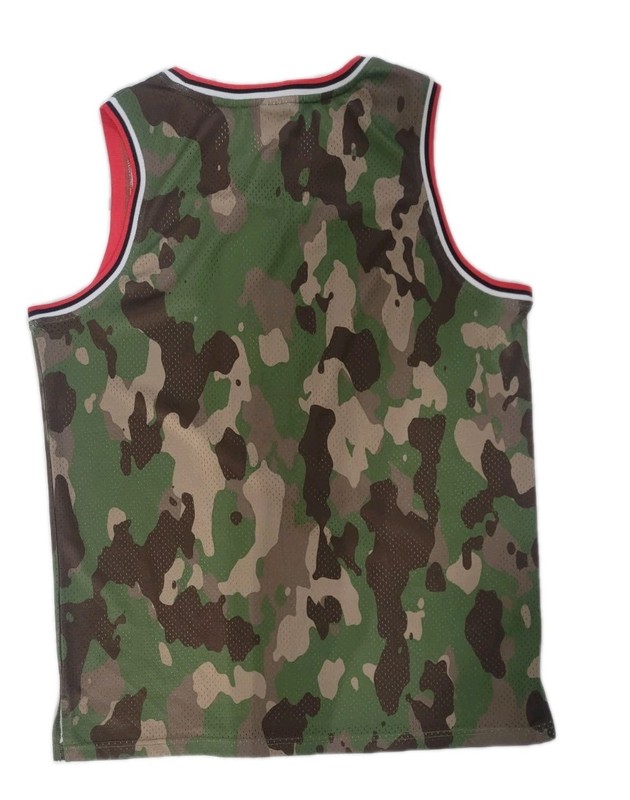 Pullonsy Men’s Cameroflash And Red Border Basketball Jersey Mesh Sz 2XL gallery