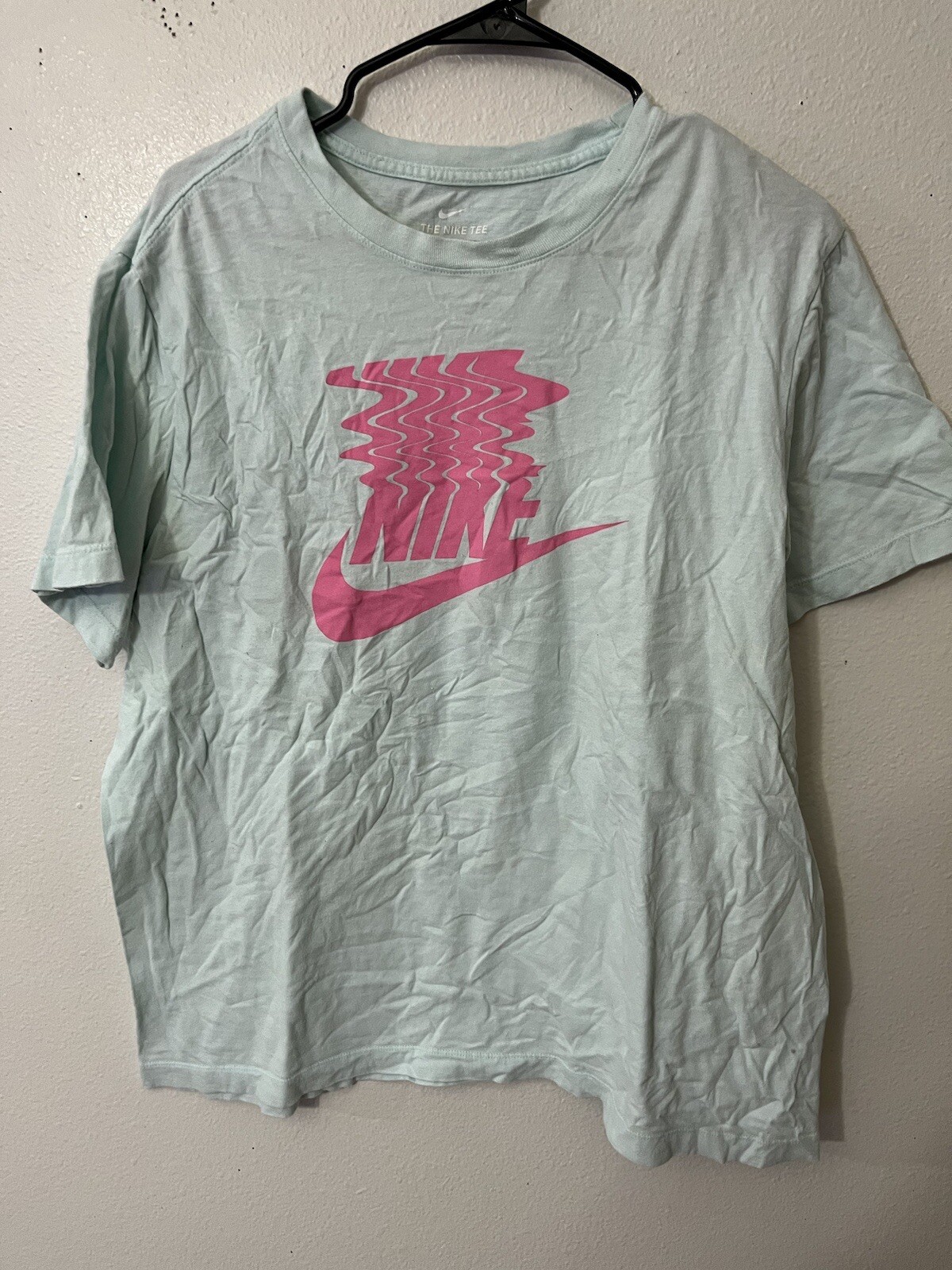 Nike The Nike Tee Tiff Blue Size Large Shirt BV1997-00A Nice! 100% Cotton gallery