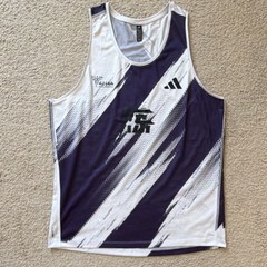 adidas Men’s L Running Singlet Tank Top Breathable Mesh Graphic Beijing Marathon