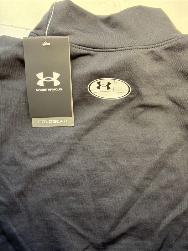 Under Armour ColdGear Fitted Compression Mock Neck Long Sleeve Shirt XL Black gallery