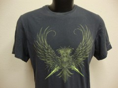 Nike Cross Country Rare Bird Phoenix Winged Running Dri Fit Gray Shirt sz Medium
