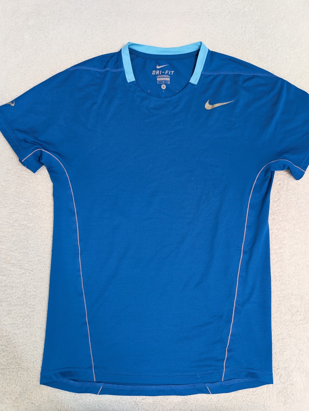 Nike Rafael Nadal 2014 Rome Size Sm Shirt Jersey Tennis 598156-418 Blue Spandex gallery