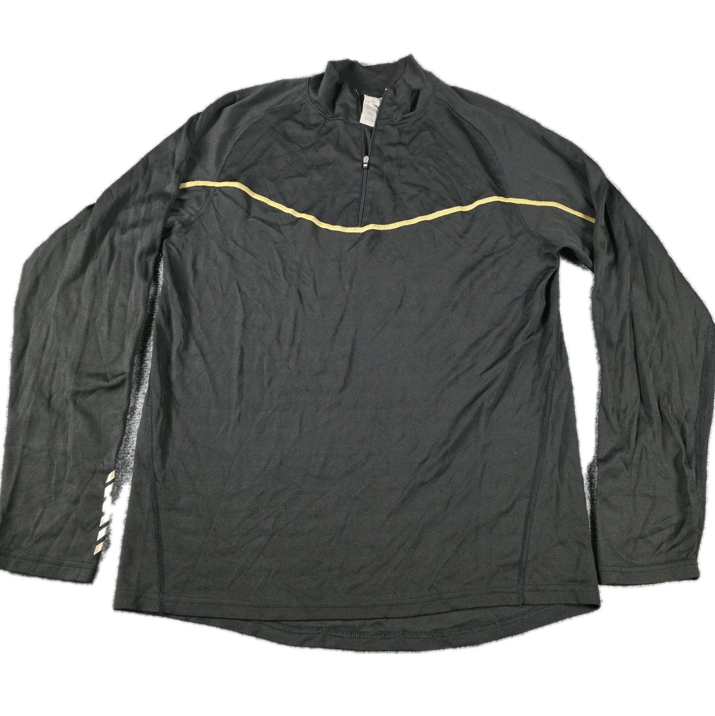 Helly Hansen Mens Base Layer 1/4 Zip Pullover Shirt XL Stretch Black Lightweight gallery