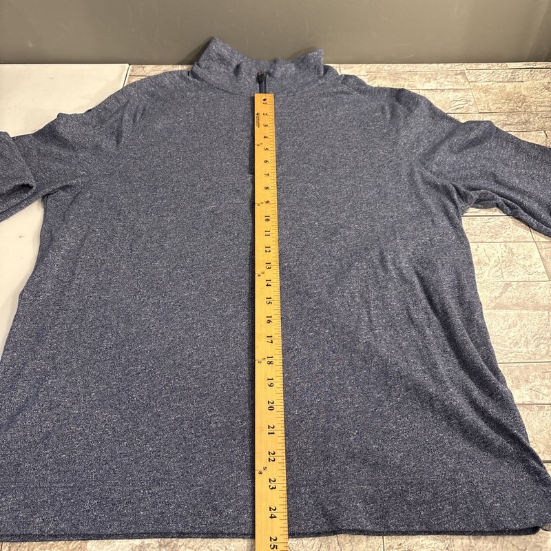 Banana Republic Men's Blue 1/4 Zip Athletic Shirt Large Quick Dry gallery