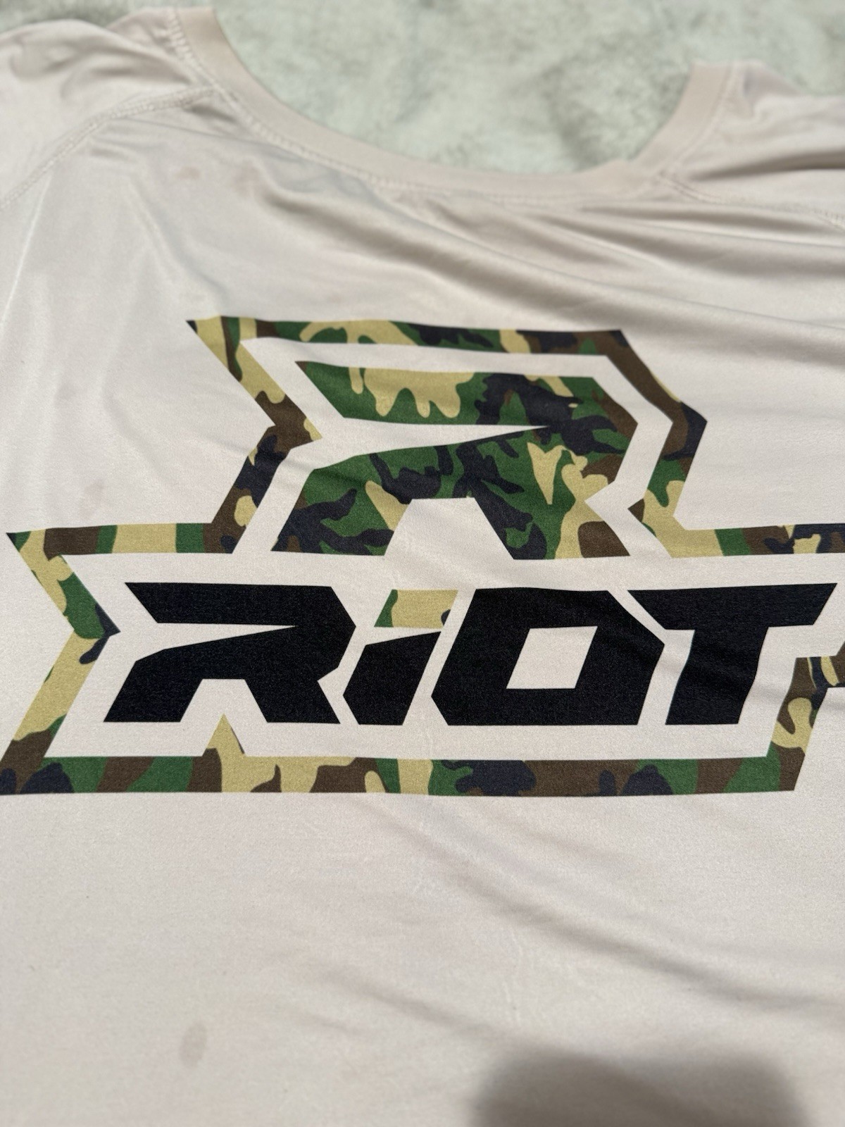 Riot Boulder Creek Power Wicking Long Sleeve Tan Tshirt Sport Athletic Shirt 7XL gallery