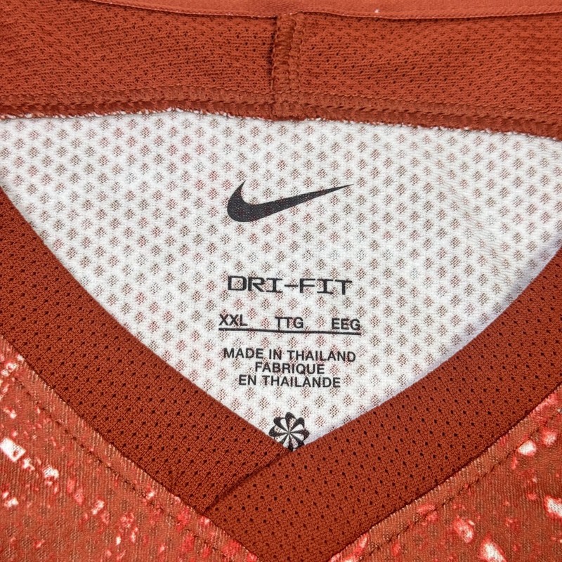 Nike Court Dri-FIT Victory Tennis Shirt Mens 2XL Orange Short Sleeve Performance gallery
