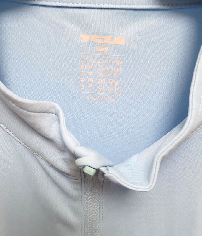 TSLA Men's 1/4 Zip Pullover Quick Dry Performance Running top - Ocean - 2XL gallery