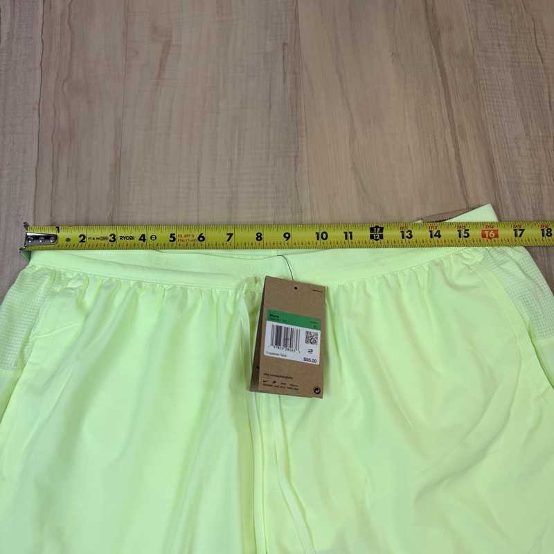 Nike Miler Dri-FIT 2Pc Running Set Men's Size XL Reflective Green Shirt Shorts gallery