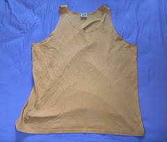 Vintage Simply For Sports Tank Top Mens 2XL Orange Sleeveless Shirt 90s