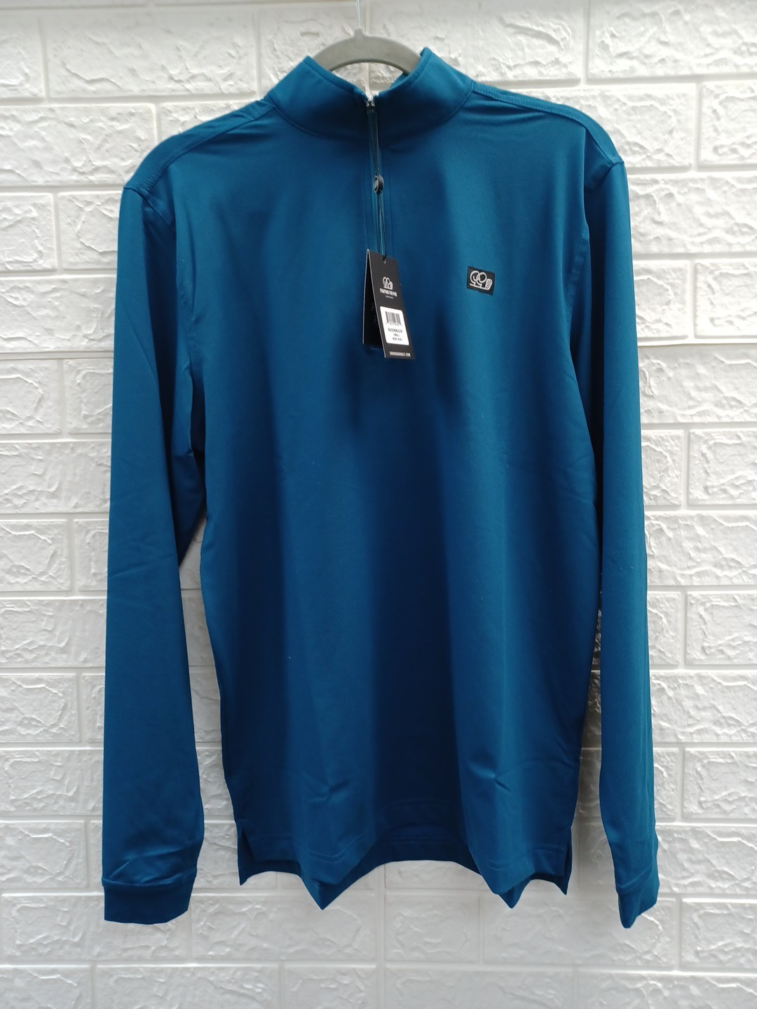 NEW Good Good Backswing Mens 1/4 Zip Performance Pullover In Blue Size Small US gallery