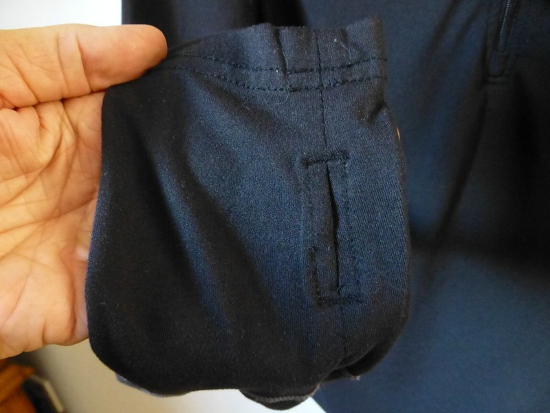 TERRAMAR Climasense 1/4 Zip Pullover Baselayer Shirt Black Men's S Thumbholes gallery