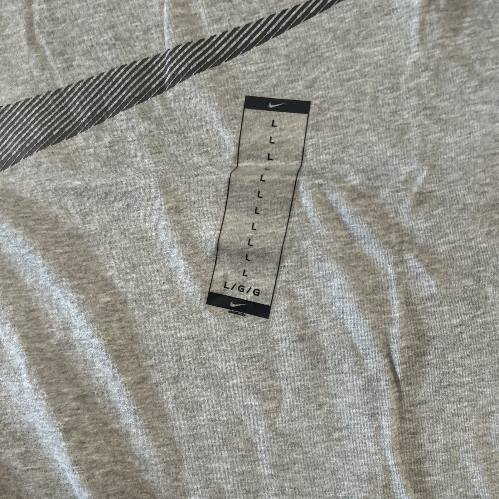 Nike Men’s Grey Heather Dri-FIT Swoosh Training T-Shirt (CZ9724-063) S-TALL gallery