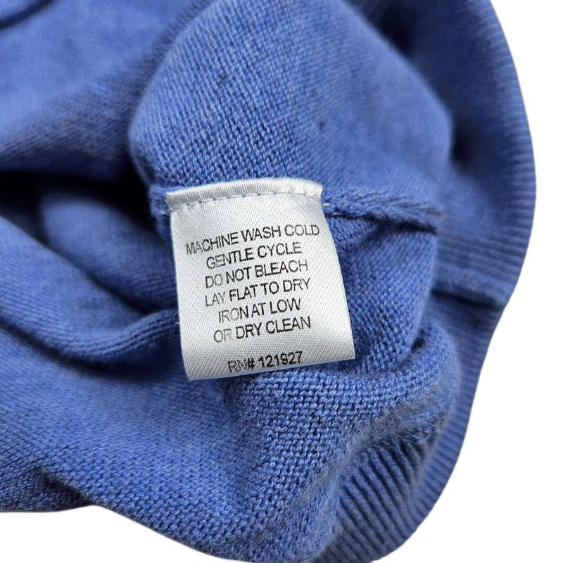 Johnnie-O Quarter Zip Performance Pullover Mens Medium Blue Golf Merino Wool gallery