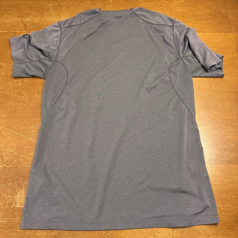 Nike Shirt Mens Large Gray Fitted Dri Fit Short Sleeve Pro Combat Lacrosse gallery