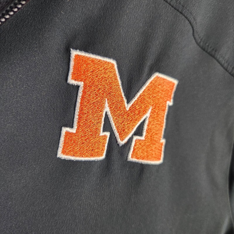 Under Armour Pullover Mens Medium Gray 1/4 Zip University Of Michigan Logo Sport gallery