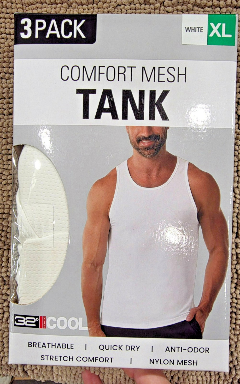 32 Degrees Cool Comfort Mesh Tank 3 Pack Men's S M L XL New With Tags gallery