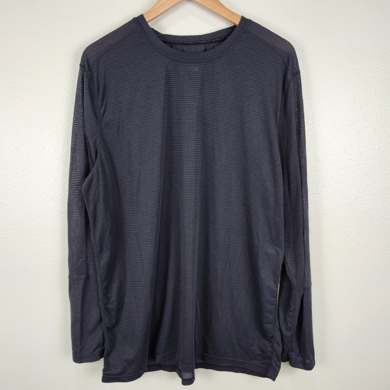 Terramar Base layer Shirt Pants Set Mens XL Wool Blend Gray Waffle Knit Workwear gallery