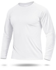 Mens Long Sleeve T Shirts UPF 50+ Sun Protection Clothing UV SPF Shirts Rash …