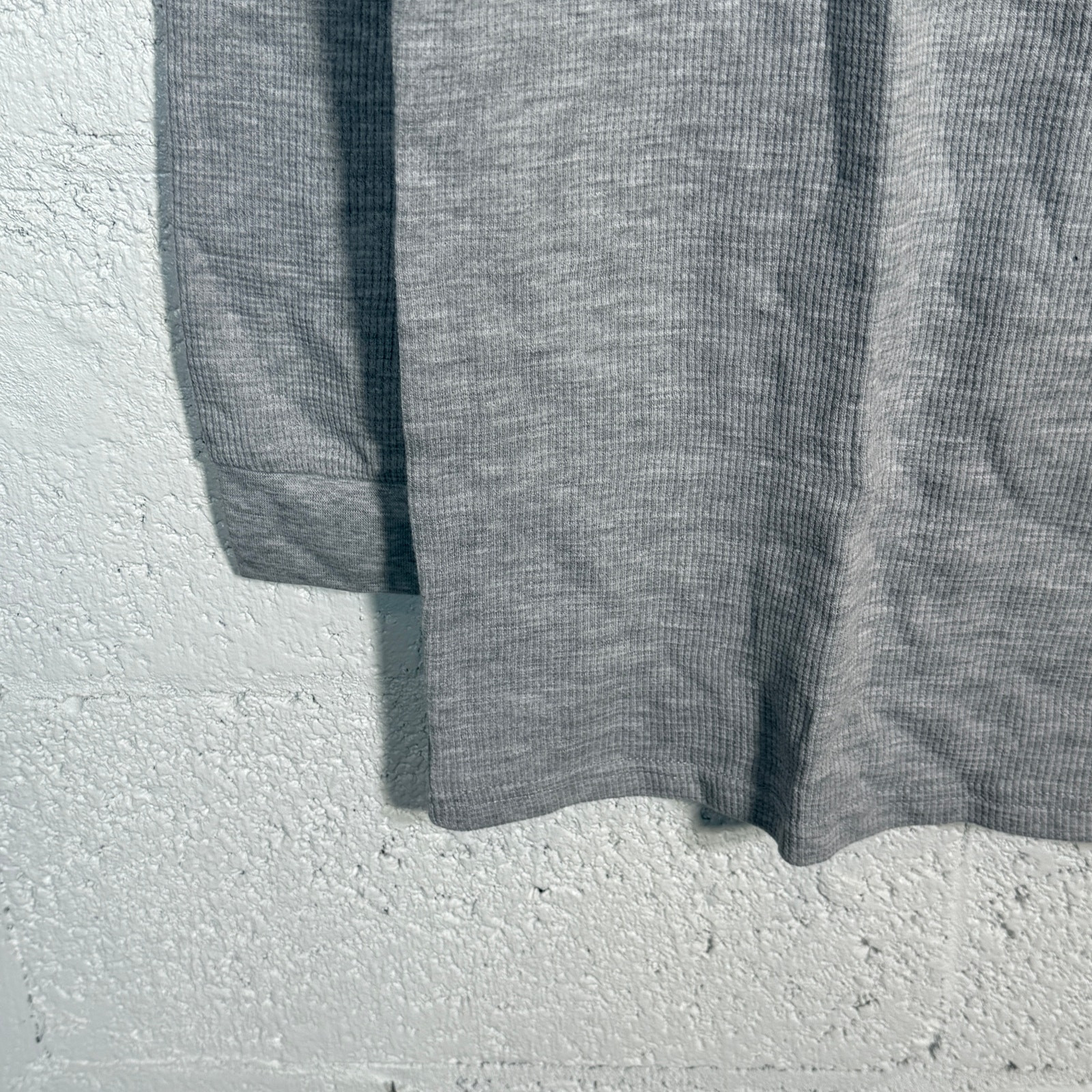 Blue Ice Men's Thermal Crew Neck Shirt Light Grey Large gallery