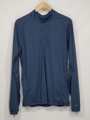 Alpine Design Dri-Logic Blue Layering Long Sleeve 1/4 Zip Shirt Men’s Large