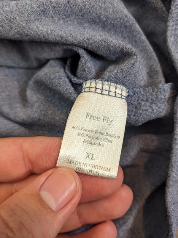 Free Fly Running Pullover 1/4 Zip Bamboo Viscose Performance Stretch XL Slate gallery