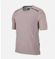 Men Sz L – Nike Tech Pack Short-Sleeve Running Top Tee Tan BV5713-218 New