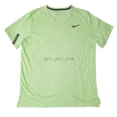NWT Nike Men’s Breathe Dri-FIT SS Shirt Barely Volt Size 2XLT Tall AJ8002-701