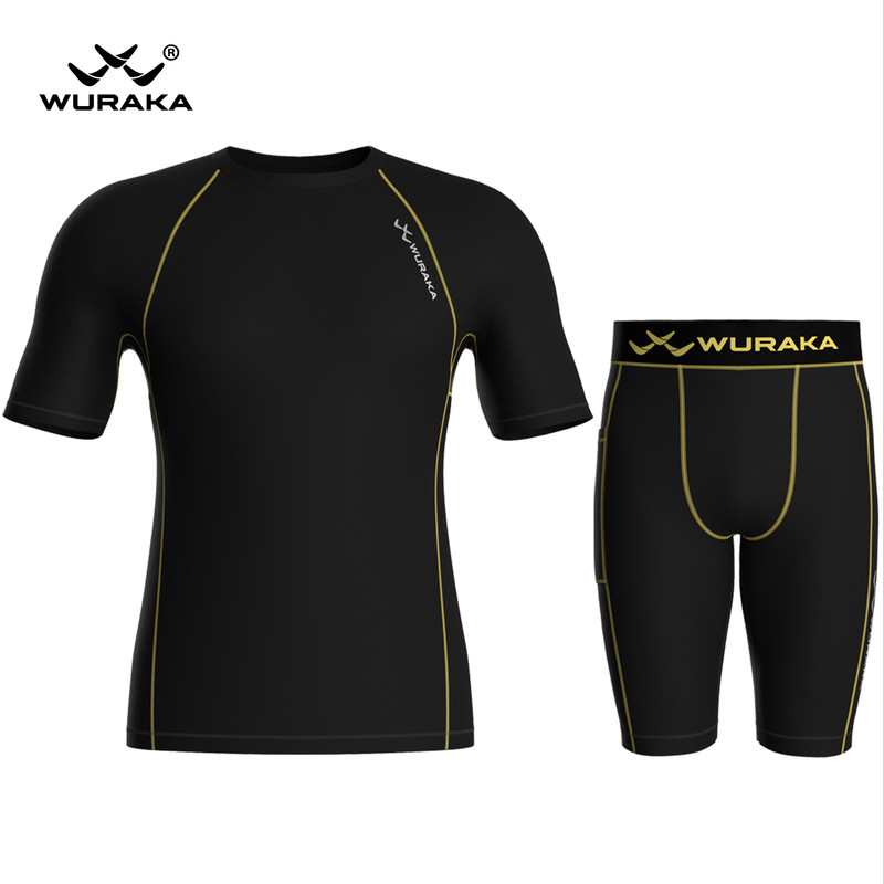 Mens Compression Armor Base layer Under Armor Half Sleeve Shirt & Fitness Shorts gallery
