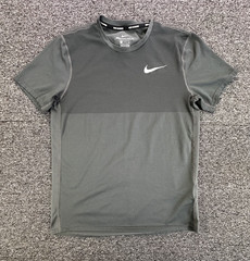 Nike Zonal Cooling Running Relay Tee Mens Small Dark Grey
