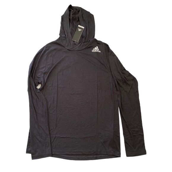 NWT Men's Adidas Freelift Tech Easy Hoodie Tee S gallery