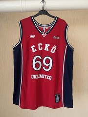 Ecko Unltd. Men’s XL Sleeveless Jersey Tank Red Unlimited Graphic Logo