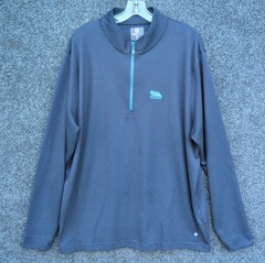 FootJoy Thermo Series Shirt XXL Blue Polka Dot AOP Quarter Zip Mid Layer Golf