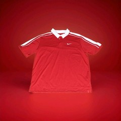 NIKE COURT DRI-FIT SOLID COMPETITION MENS TENNIS POLO – MENS SIZE LARGE