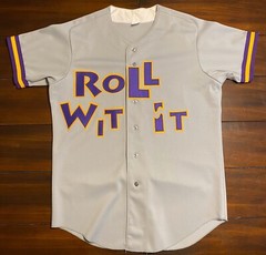 Rare Vintage MC Hammer Roll Wit It Entertainment Baseball Jersey