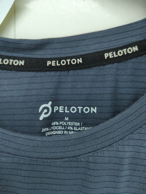 Peloton Men's T-Shirt M Grey Polyester with Lyocell Modal, Elastane Basic gallery