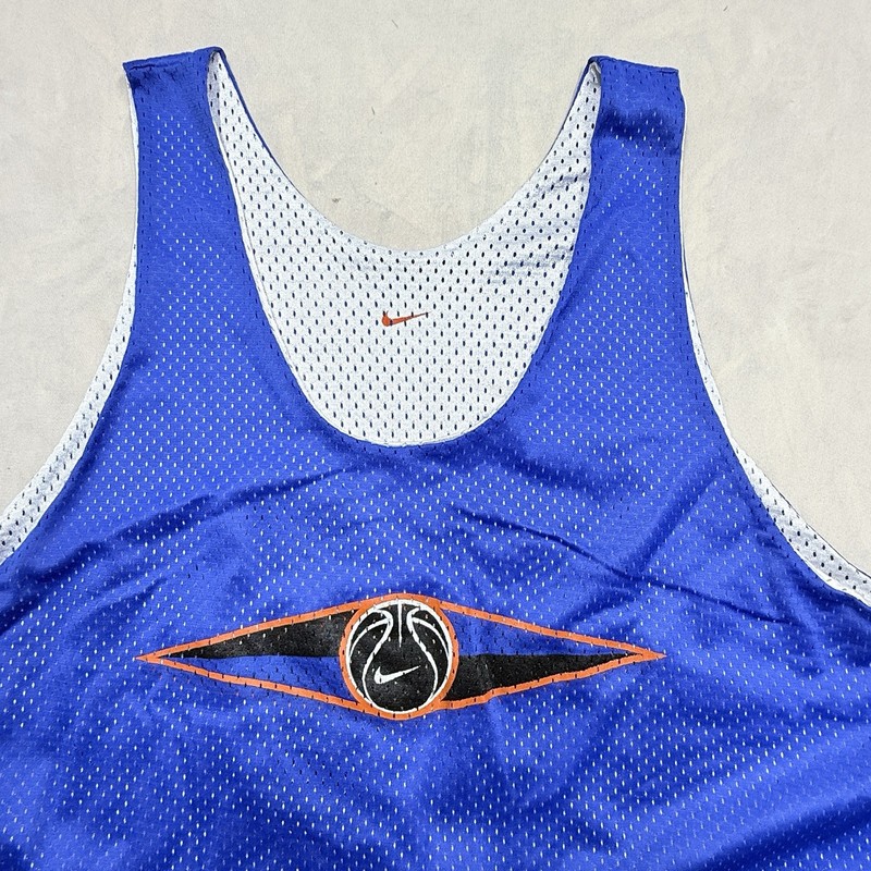 Vintage Nike Reversible Mesh Practice Jersey Navy Blue White Adult XXL gallery