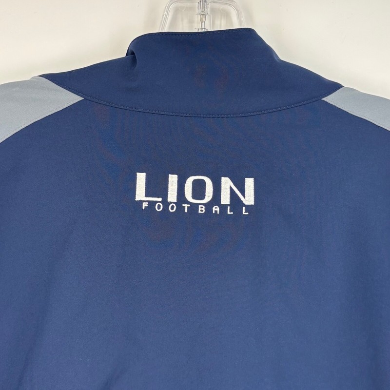 Nike Mens XXL Pullover Wind Shirt Navy Blue Lake Nona Lions Florida Short Sleeve gallery