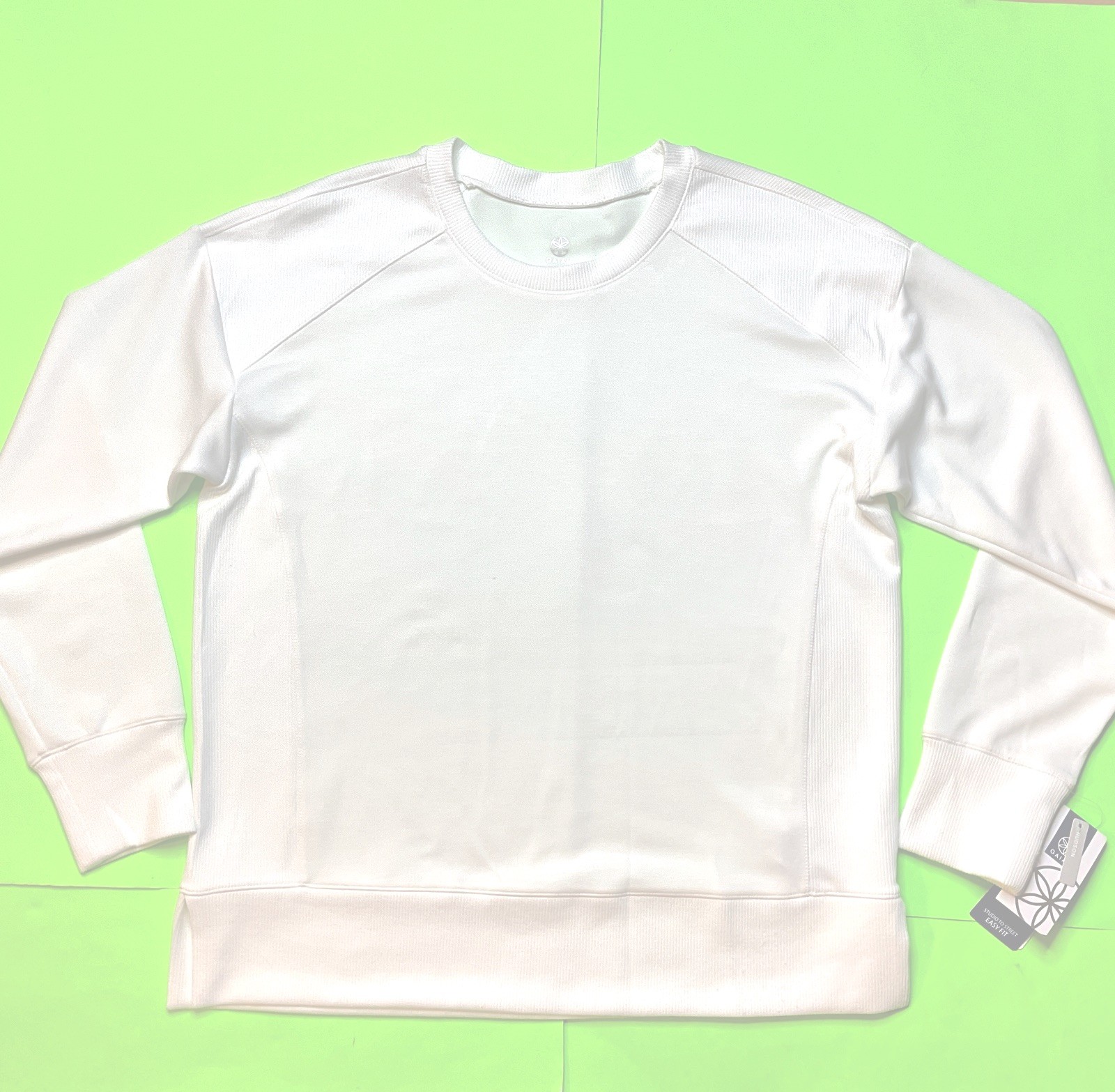 GAIAM Hudson Men’s Long Sleeve Pullover Size LARGE Ivory Gardenia NEW gallery