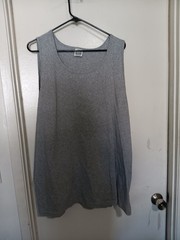 PRO CLUB COMFORT MENS GRAY TANK TOP SIZE 2XL