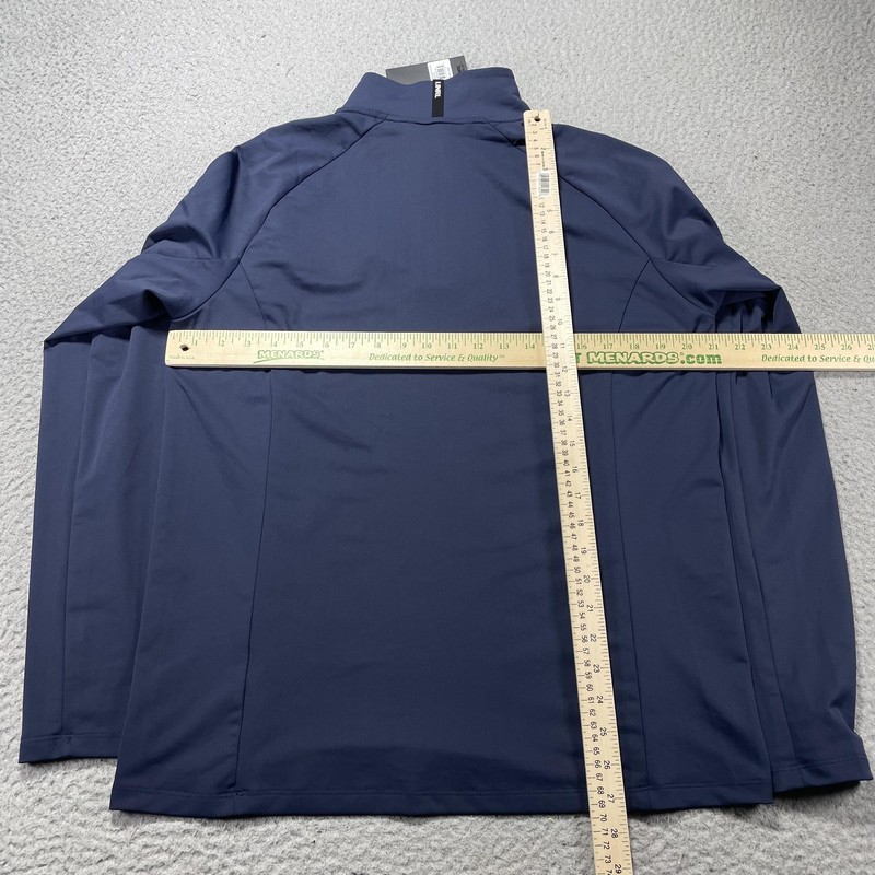 UNRL Highlands Pullover Mens Medium Blue 1/4 Zip Arthur Chapman Logo Shirt gallery