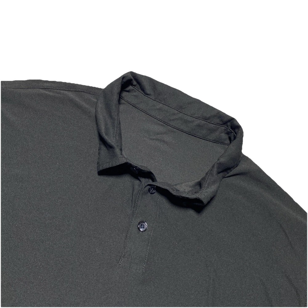 Vuori Shirt Mens Large Black Strato Tech Polo Performance Athleisure Golf Smart