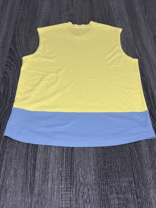 Nike Men's Breathable Sleeveless Colorblock Crew Neck Logo T-Shirt Size S 0036 gallery