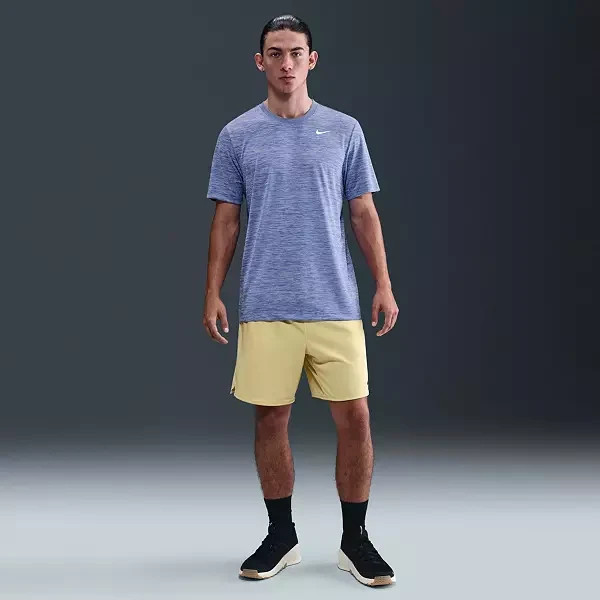 NIKE MENS DRI-FIT LEGEND VENEER T SHIRT BLUE SIZE MEDIUM NWT $35 FQ3808-411 gallery
