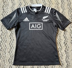 Adidas New Zealand All Blacks Rugby Jersey Kit Black Men’s Size Large 2015