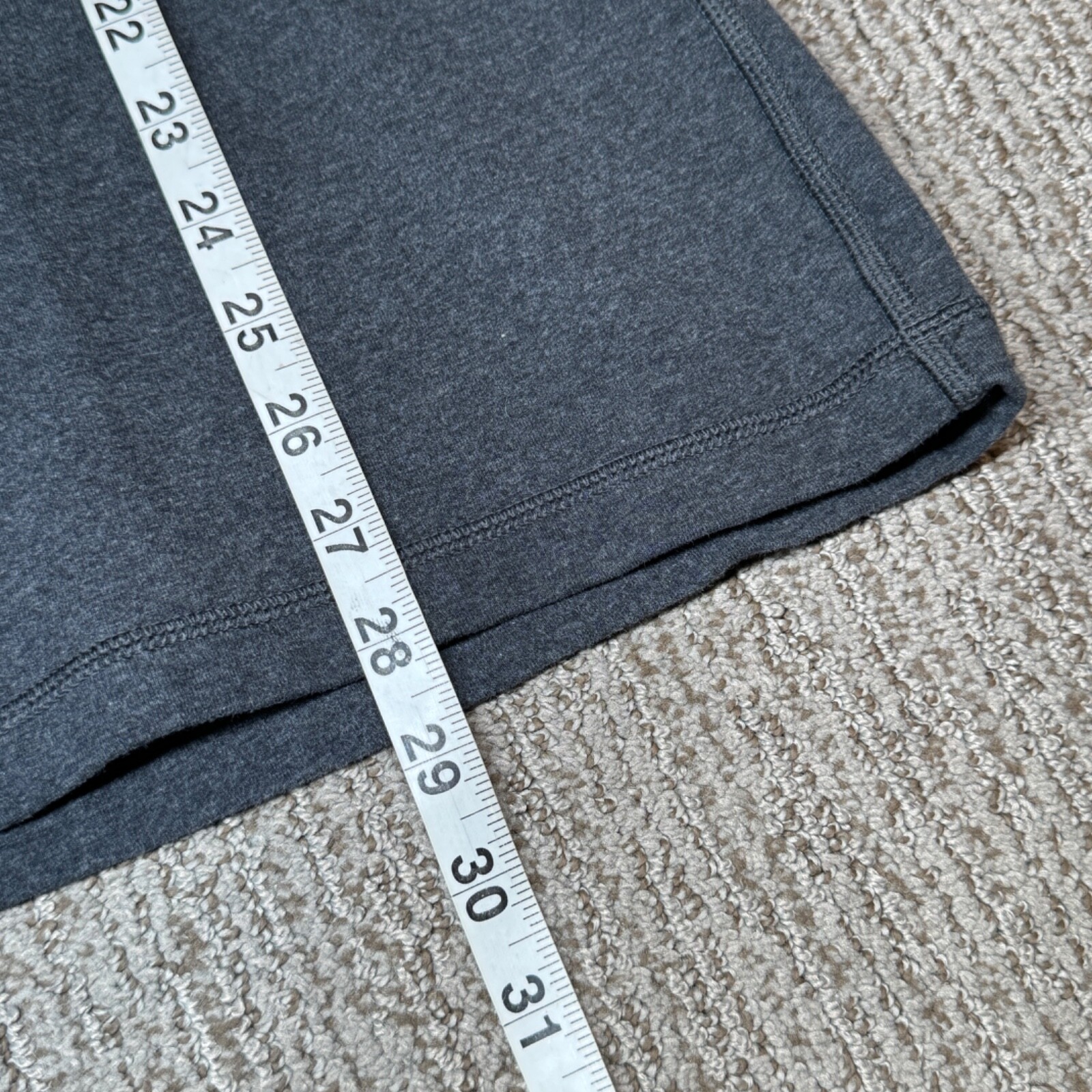 Lululemon Mens S Thick Henley Shirt Long Sleeve Elbow Pads Fleece Grey Warm gallery