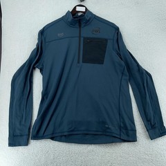 Warroad 1/4 Zip Pullover Mens Large Blue Long Sleeve North American PHL Hockey