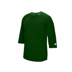 adidas Climalite Fielder’s Choice 3/4 Sleeve Henley Sz M (4882A)