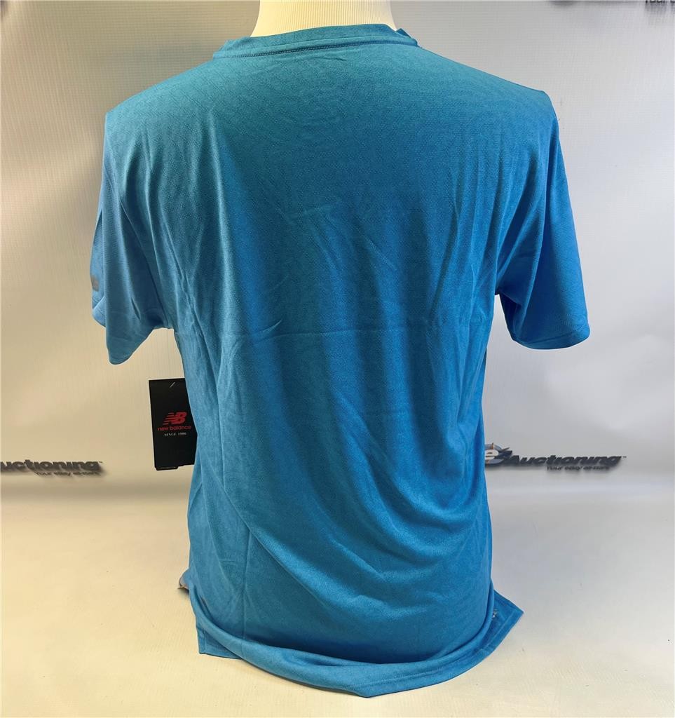 New Balance Q Speed Jaquard Blue Men's Shirt Size Medium gallery